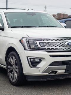 New model Ford Expedition seven passenger suv at a dealership. - My Ford Expedition Blinker Is Blinking Fast—Why And What To Do?