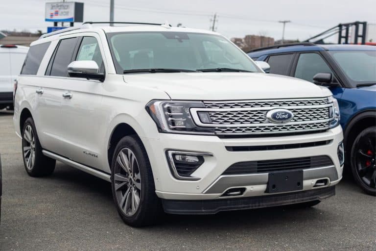 New model Ford Expedition seven passenger suv at a dealership. - My Ford Expedition Blinker Is Blinking Fast—Why And What To Do?