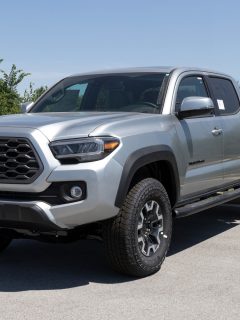 Toyota Tacoma display. Toyota offers the Tacoma in SR, SR5, and TRD Sport models - How To Play Videos On Toyota Tacoma Screen