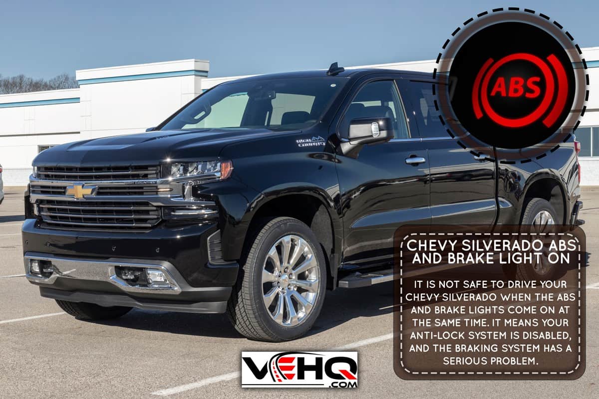 Chevrolet Silverado display. Chevy offers the Silverado in WT, Custom, Custom Trail Boss, LT, RST, LT Trail Boss, LTZ, and High Country models., Chevy Silverado ABS And Brake Light On - Why And What To Do?