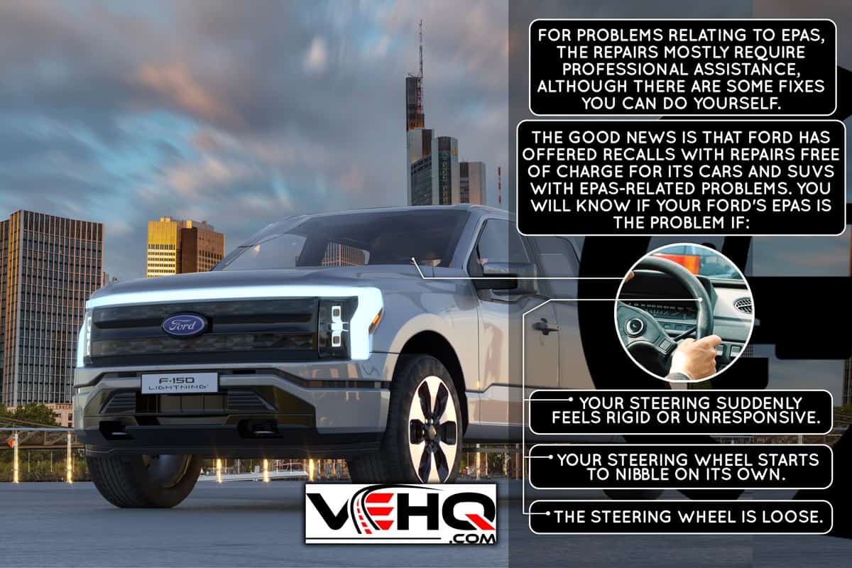Ford F-150 Lightning Electric Truck.3D illustration., Ford Power Steering Assist Fault Guide [Explorer, Escape, Fusion And More]