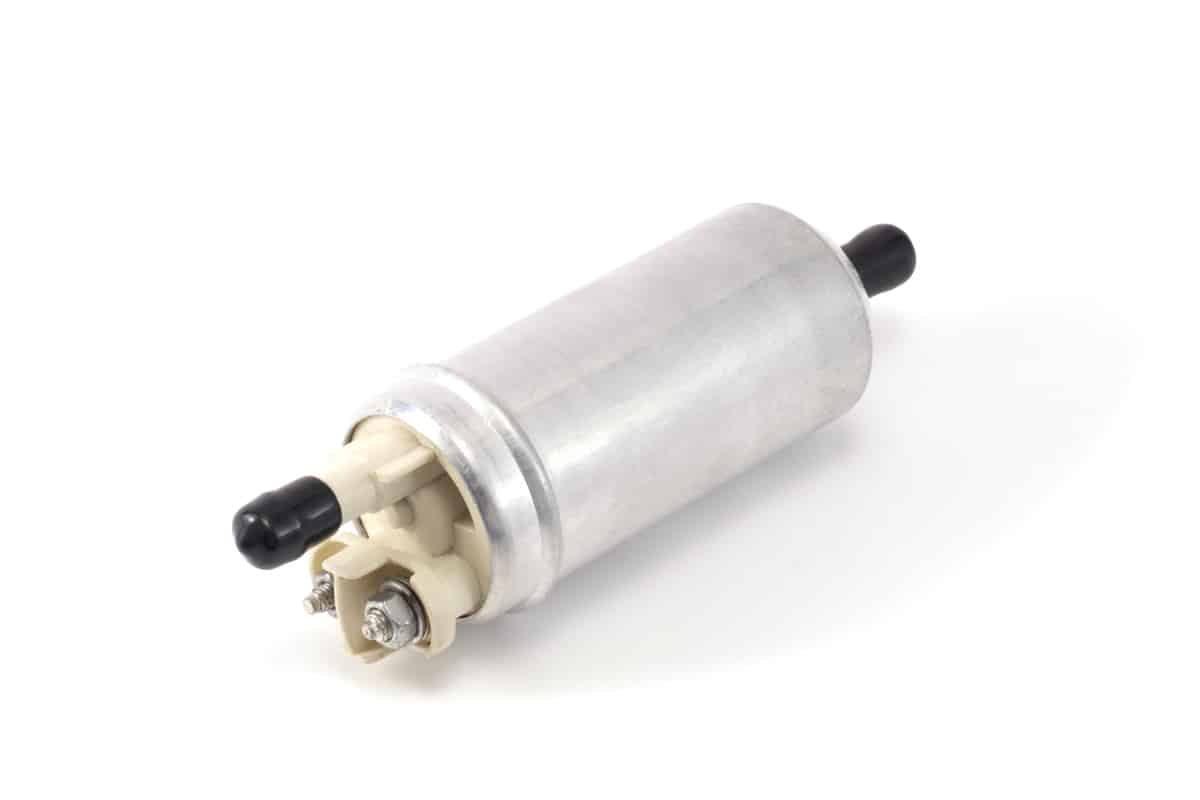 A fuel pump on a white background