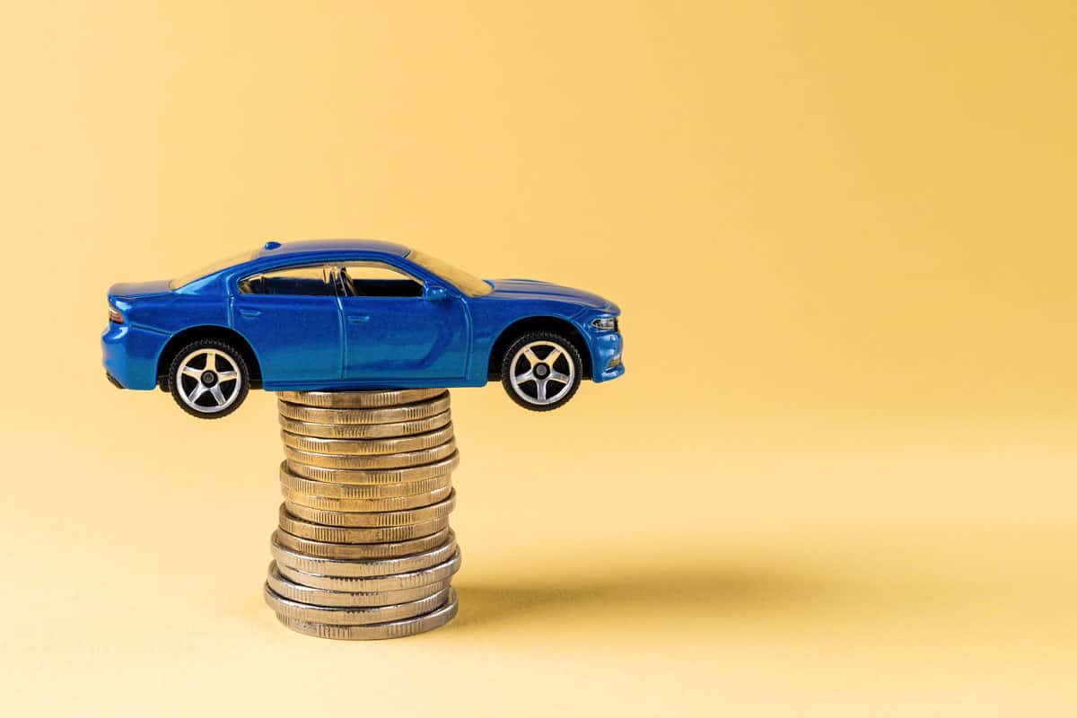 Costs of car buying, service, repair, insurance and renting concept