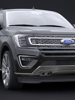 Ford Expedition 2019 Black Premium Family SUV isolated on black background. , Ford Expedition Sound Is Not Working - Why And What To Do?