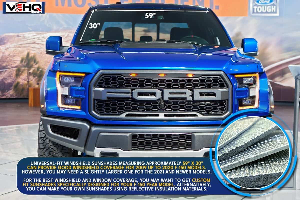 Ford F-150 Raptor on display at the North American International Auto Show, What Size Sunshade For Ford F150