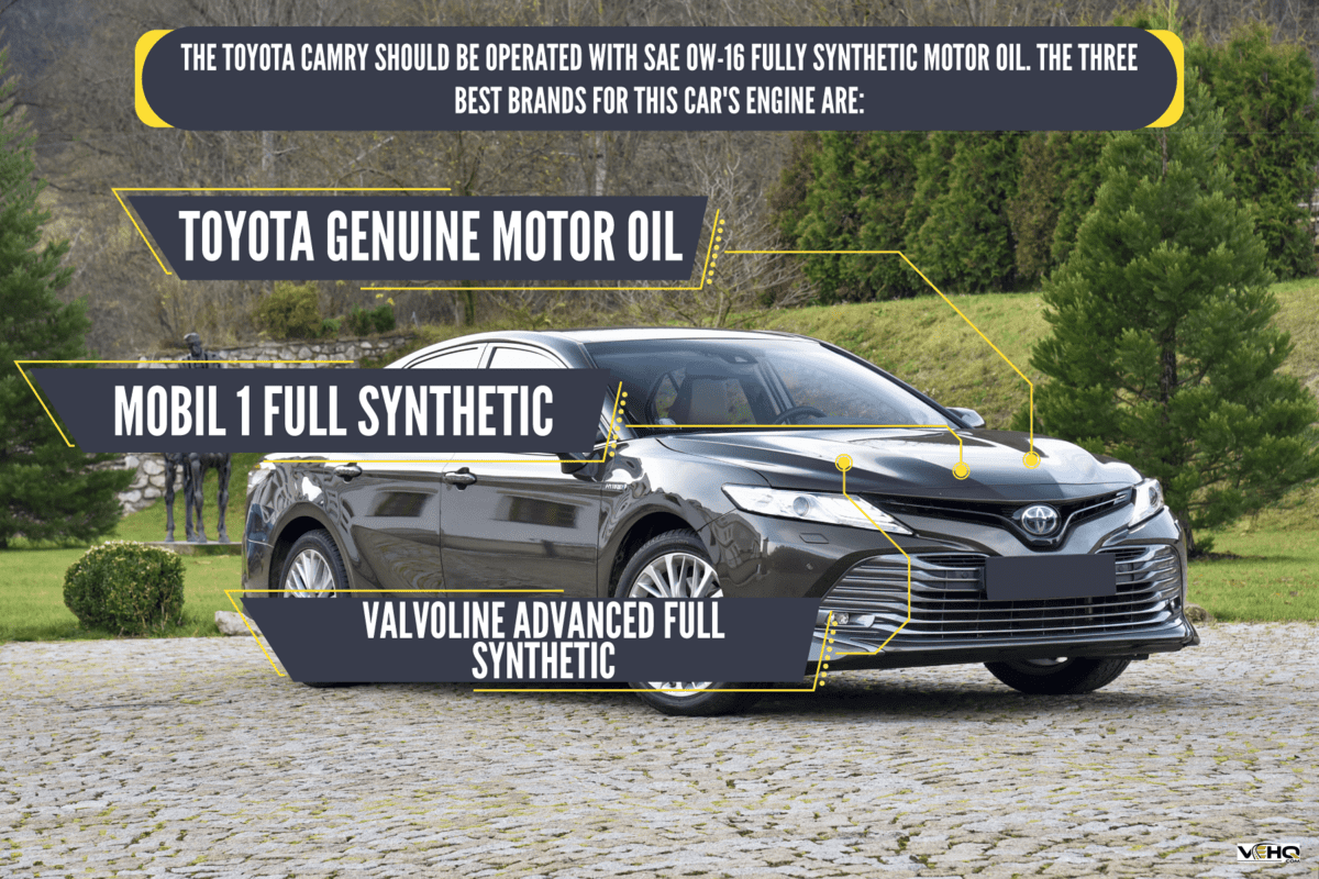 Toyota Camry parked on the side of the road, 3 Best Oils For A Toyota Camry [With Other Oil Changing Tips!]