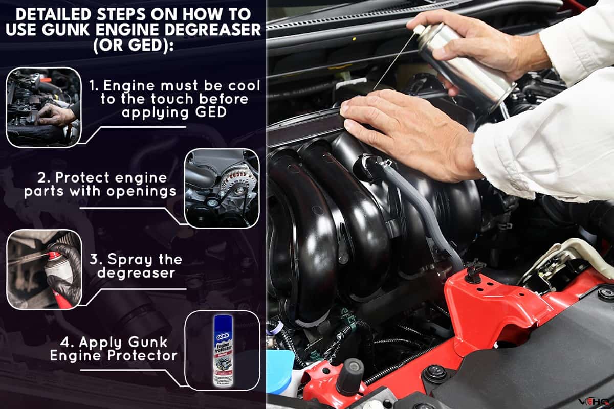 Applying a gunk engine degreaser to a car's engine, How To Apply Gunk Engine Degreaser (or GED)