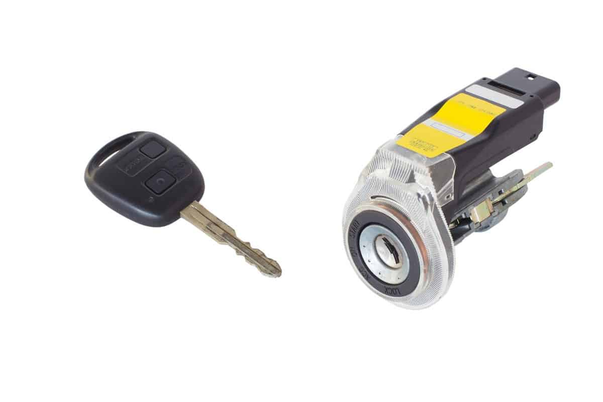ignition lock with key