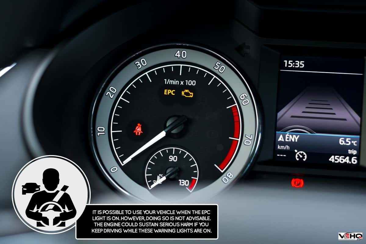 Speedometer and on board computer of a moder car, Is It Safe To Drive With The EPC Light On? [Here's What You Need To Know!]