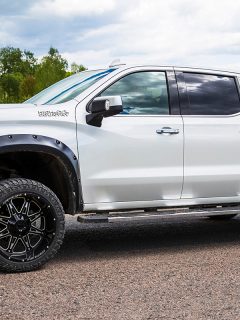 Chevrolet Silverado 1500 Trail Boss displayed on the parking lot, What Are The Biggest Tires That Fit A Stock Trail Boss?
