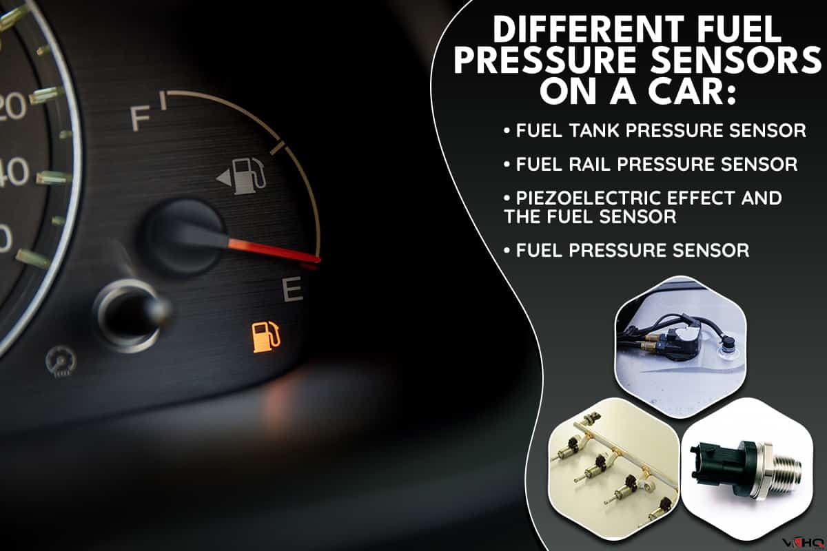 Different fuel pressure sensors on a car