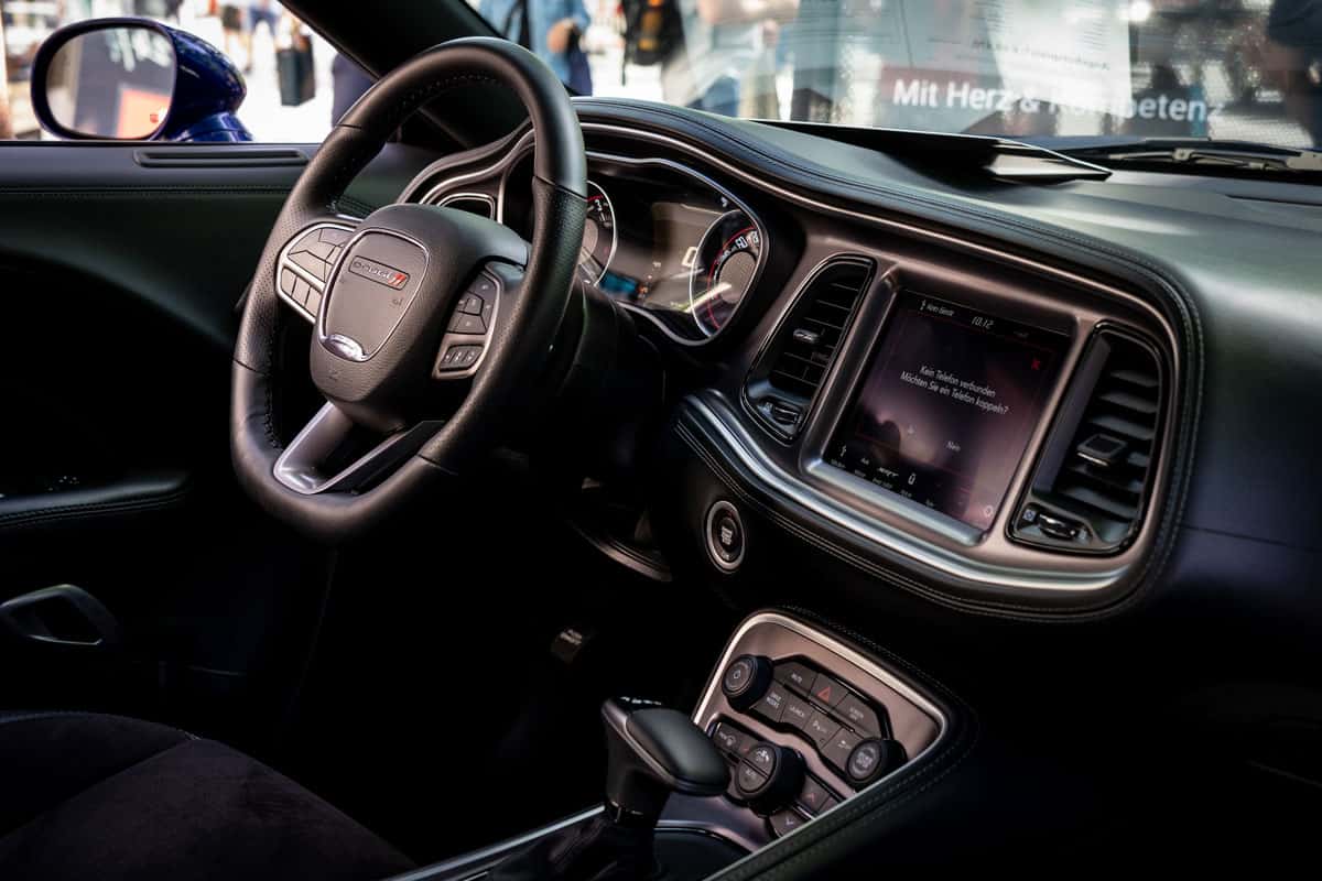 Dodge Challenger Hellcat interior 2022 model brand new