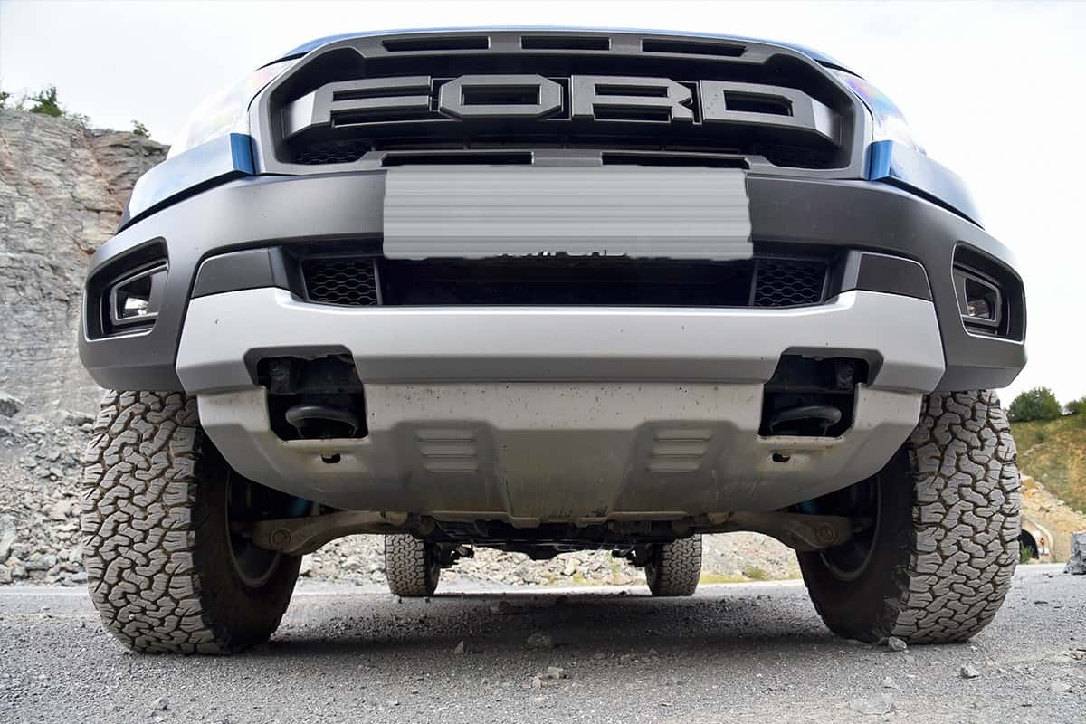Ford Raptor in the quarry