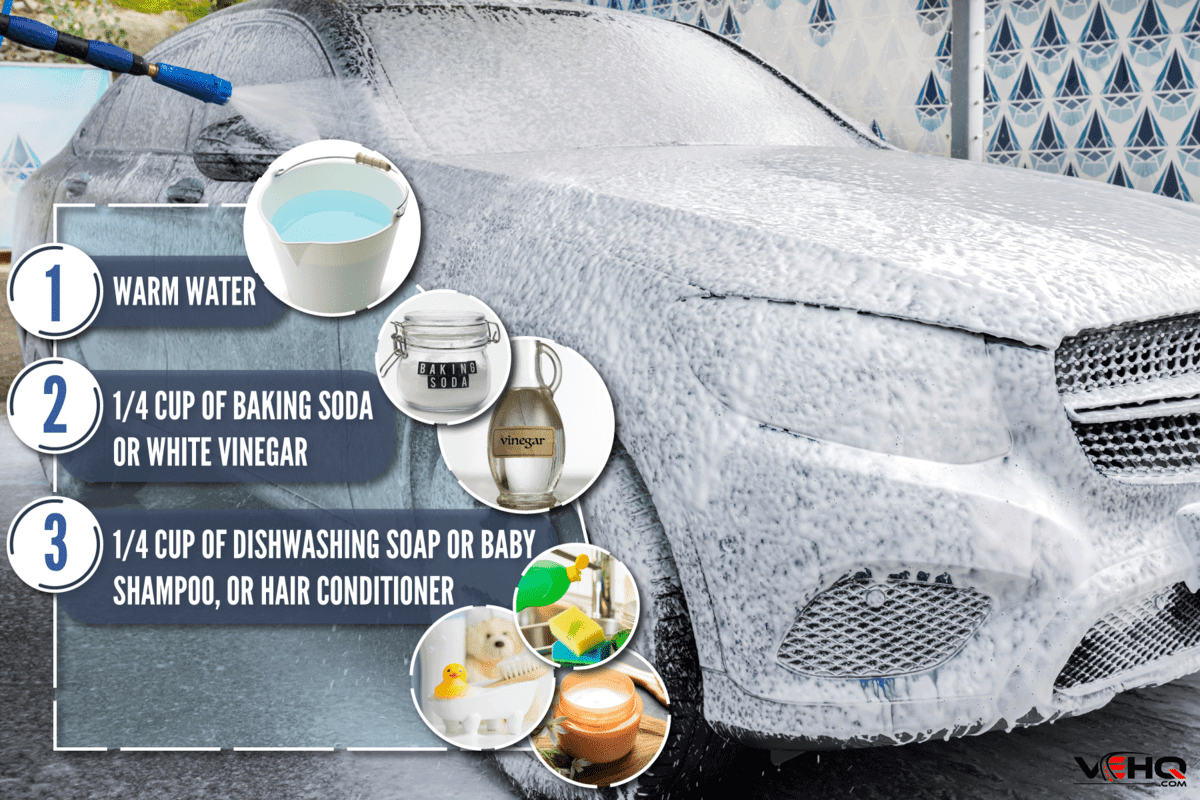 car foam getting wash soap washing, How To Make Snow Foam Car Wash DIY [Step By Step With Ingredient List]