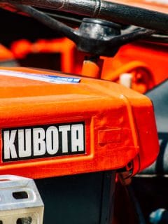 Kubota tractor parked in the street of Limassol in Cyprus island, What Is The Best Oil For A Kubota Diesel?