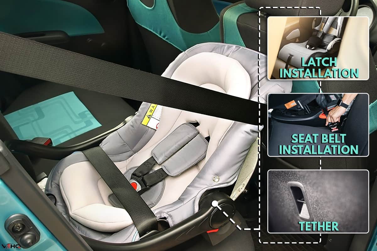 Methods for securing a baby car seat