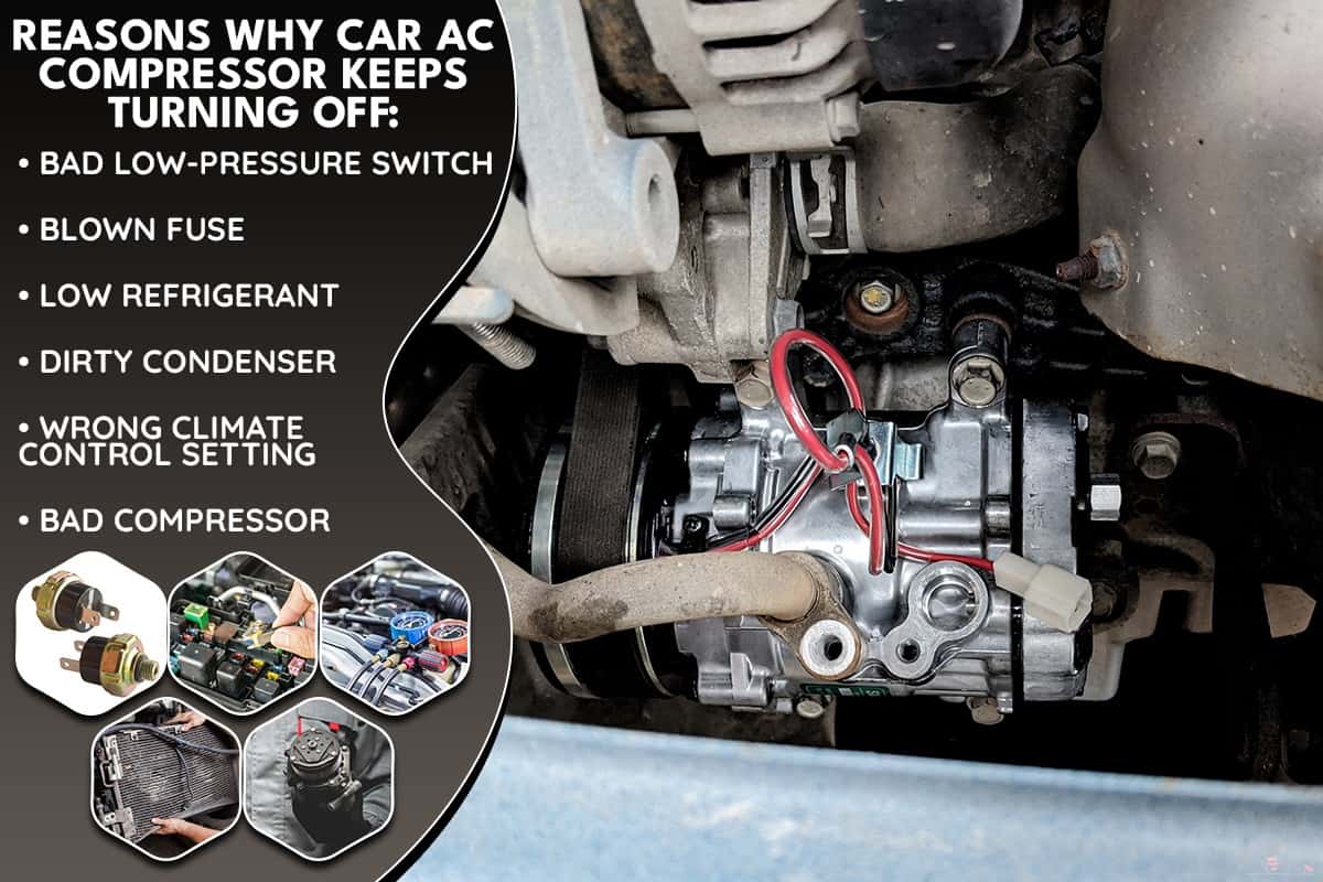 Reasons Why Car AC Compressor Keeps Turning Off