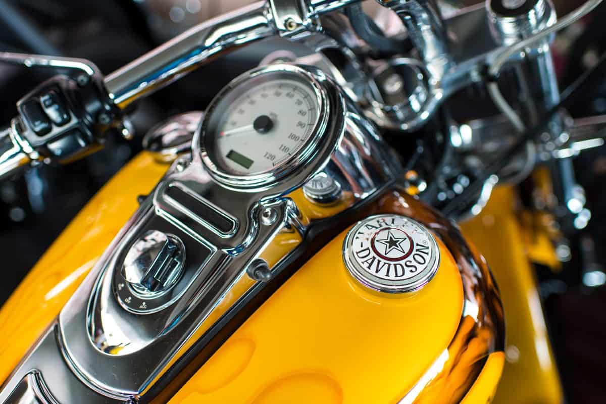 Repainted Harley Davidson