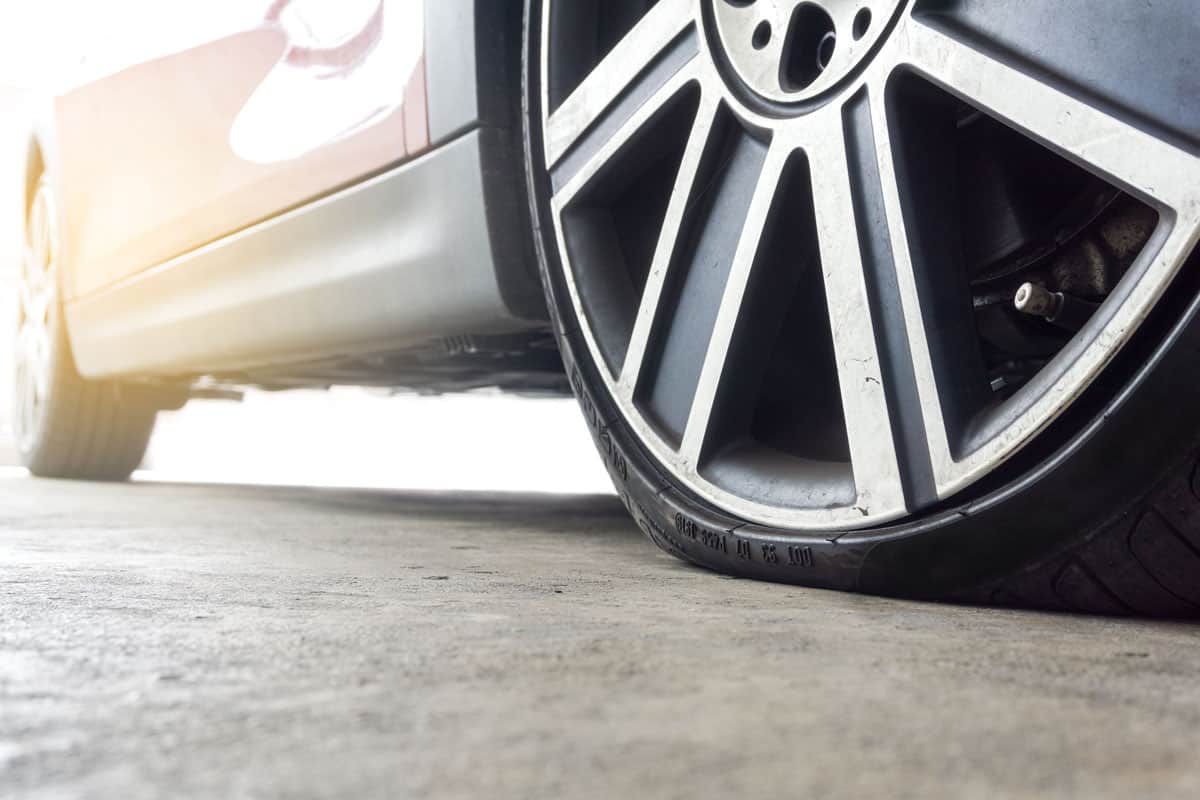 Run flat tires While there is air tire pressure lose in driving on street