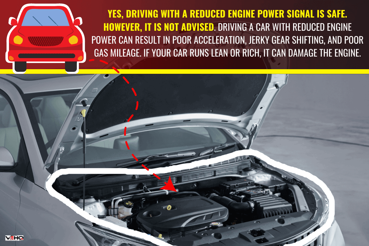 Toyota Altis resting by the road opening the hood, Is It Safe To Drive With Reduced Engine Power? [Here's What You Need To Know!]