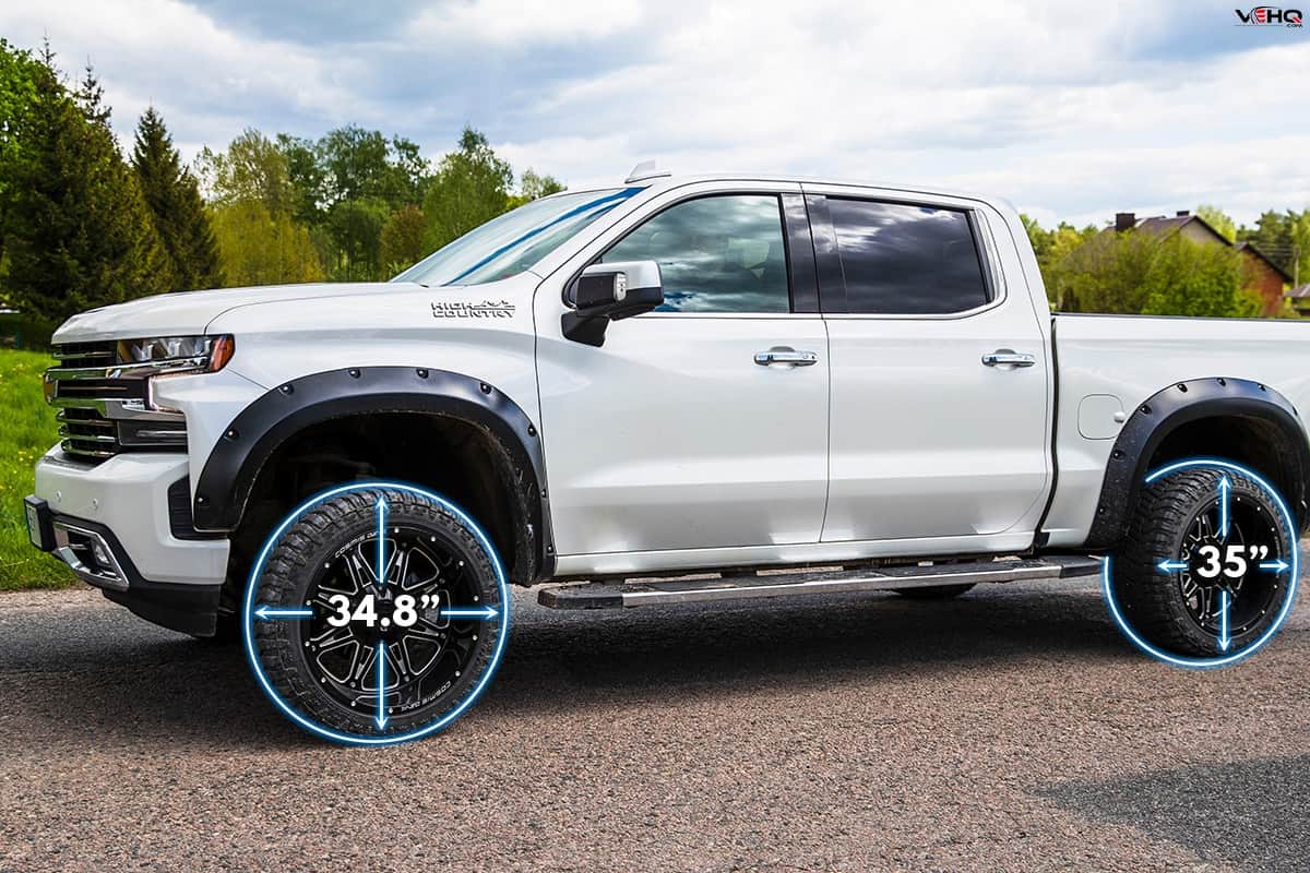 A Chevrolet Silverado 1500 Trail Boss displayed on the parking lot, What Are The Biggest Tires That Fit A Stock Trail Boss?