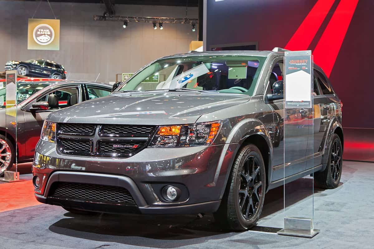 Dodge Journey on display at the Chicago Auto Show