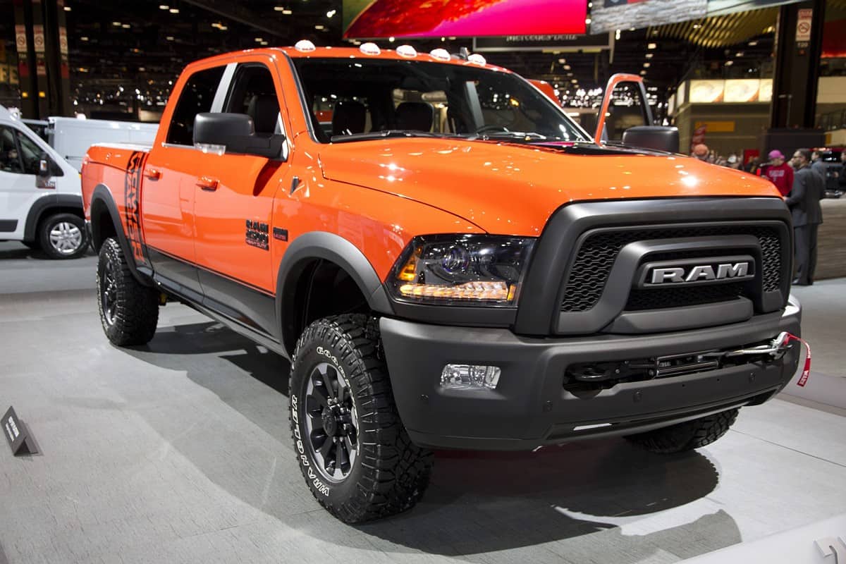 Dodge RAM pickup truck at the annual International auto-show