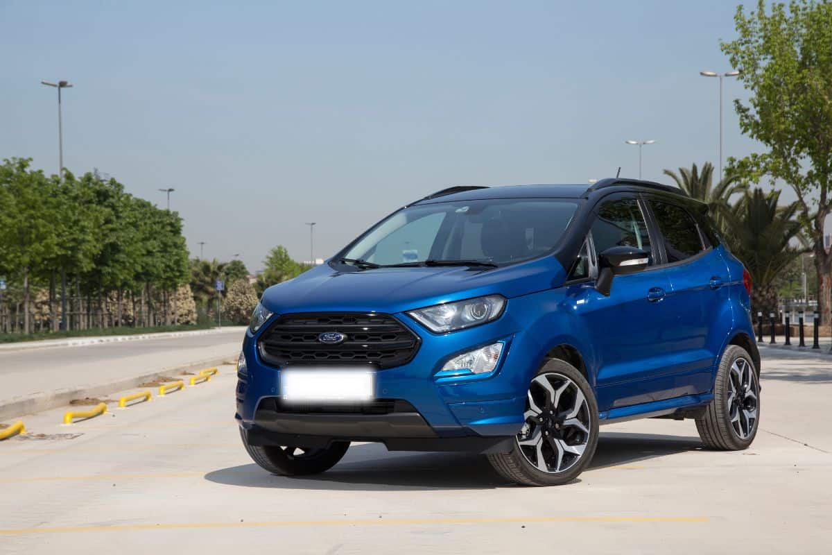 Ford EcoSport is a subcompact crossover SUV.