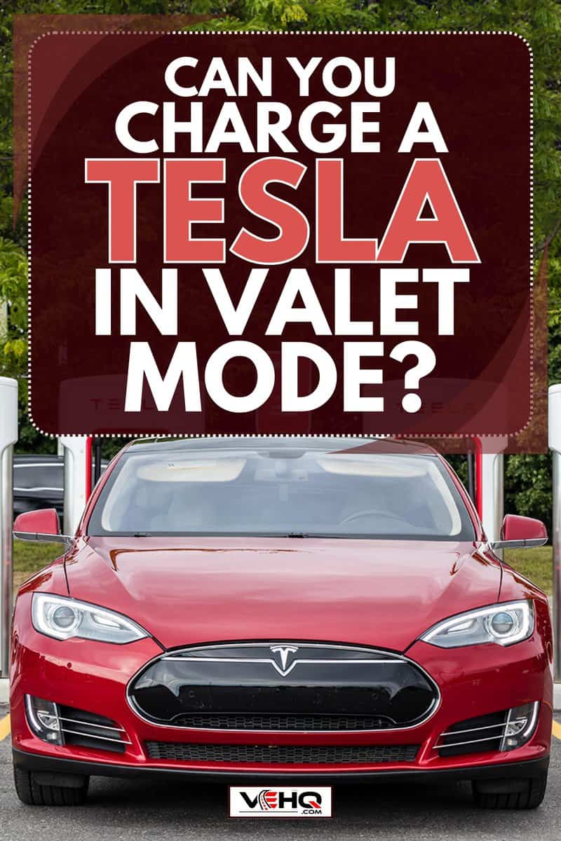 Front of a Tesla Model S while parked at the tesla supercharger station, Can You Charge A Tesla In Valet Mode?