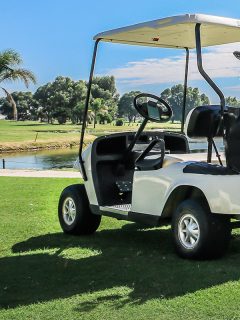 Golf cart on the golf course, How Much Weight Can A 48 Volt Golf Cart Carry?