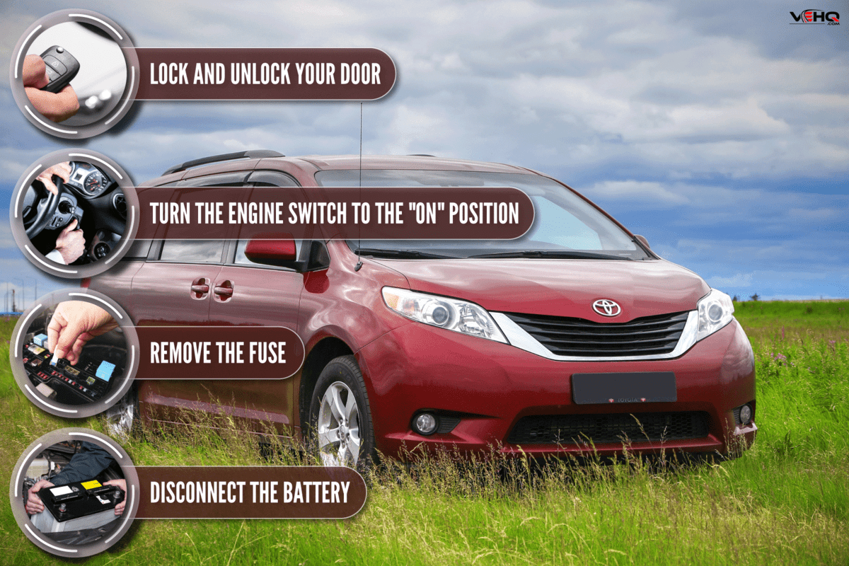 brand new Toyota sienna red paint on the middle of a grassy field, How To Disable A Toyota Sienna Alarm