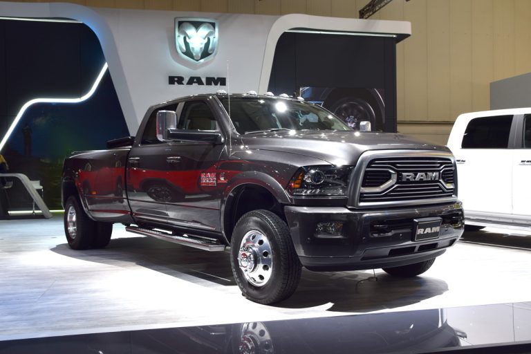RAM 3500 Heavy Duty during presentation on IAA., What Are The Biggest Tires That Fit A Stock Ram 3500 Dually?