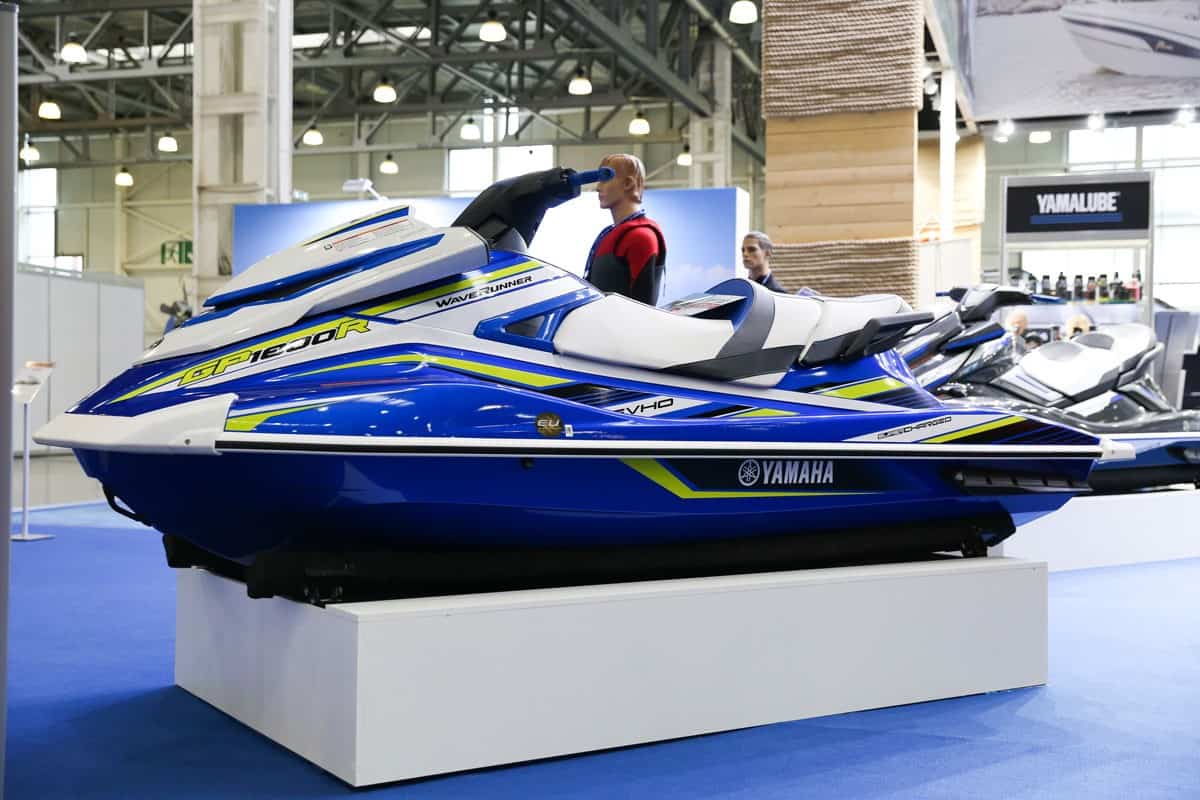 Yamaha waverunner stand on Moscow Boat show 2020