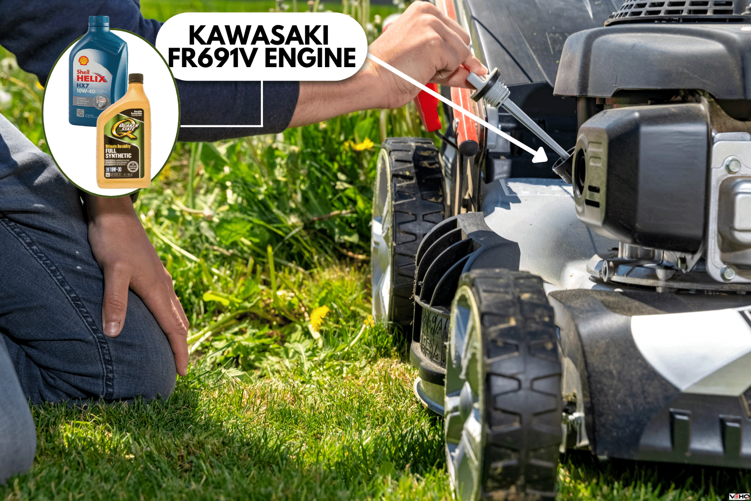 change and check the oil in the motor lawn mower, What Is The Best Oil For Kawasaki FR691V
