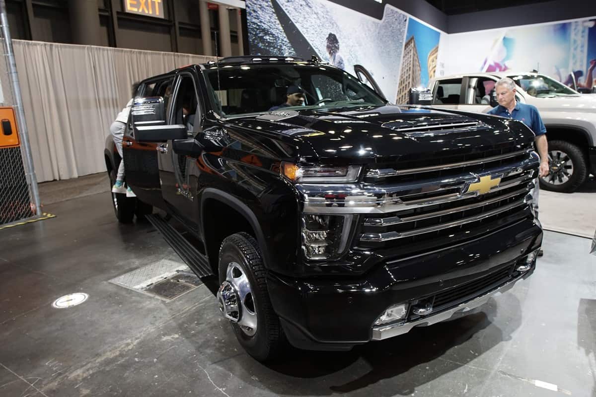 2022 Chevrolet Silverado HD High Country DRW at the New York Auto Show