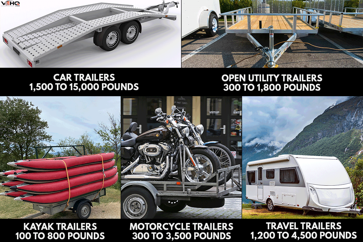 Examples of trailers and their typical weight ranges, What Are The Best Adjustable Drop Hitches For A Lifted Truck & What Size Do You Need?