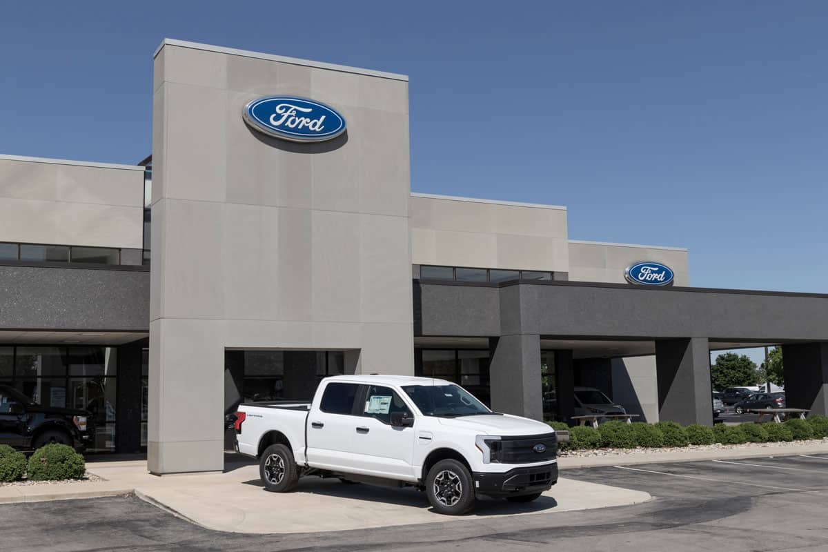 Ford offers the F150 Lightning all-electric truck in Pro, XLT, Lariat, and Platinum models