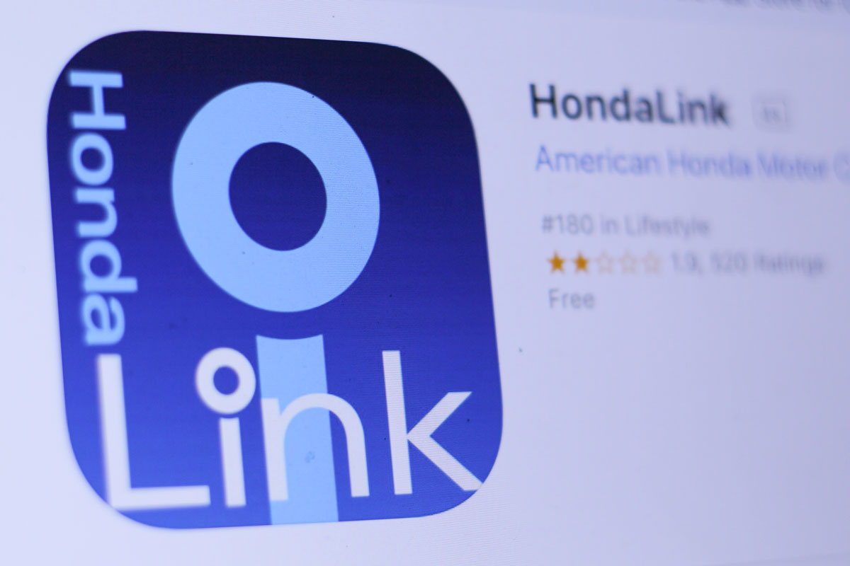 Honda link app download on the internet site