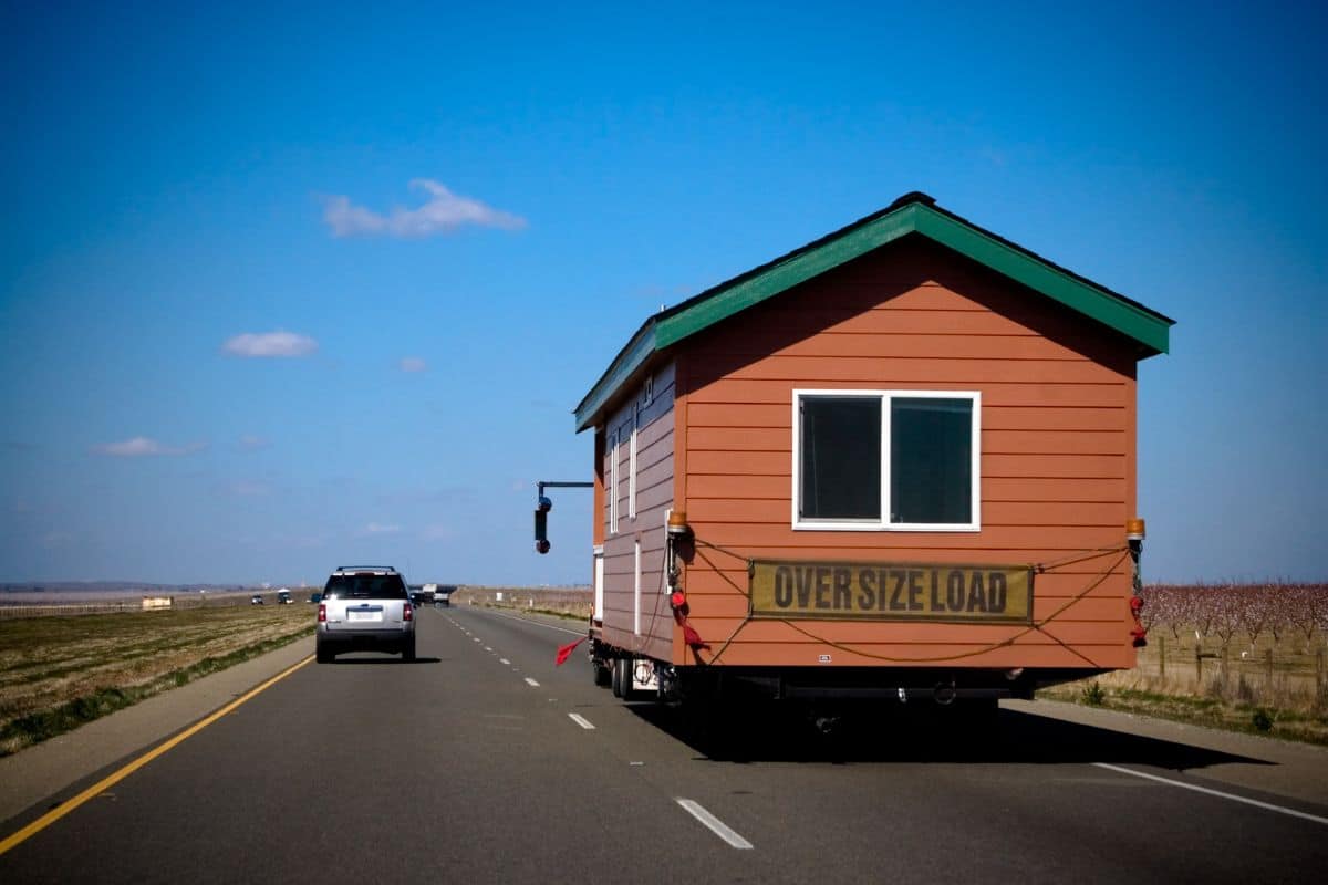 Transporting a portable home