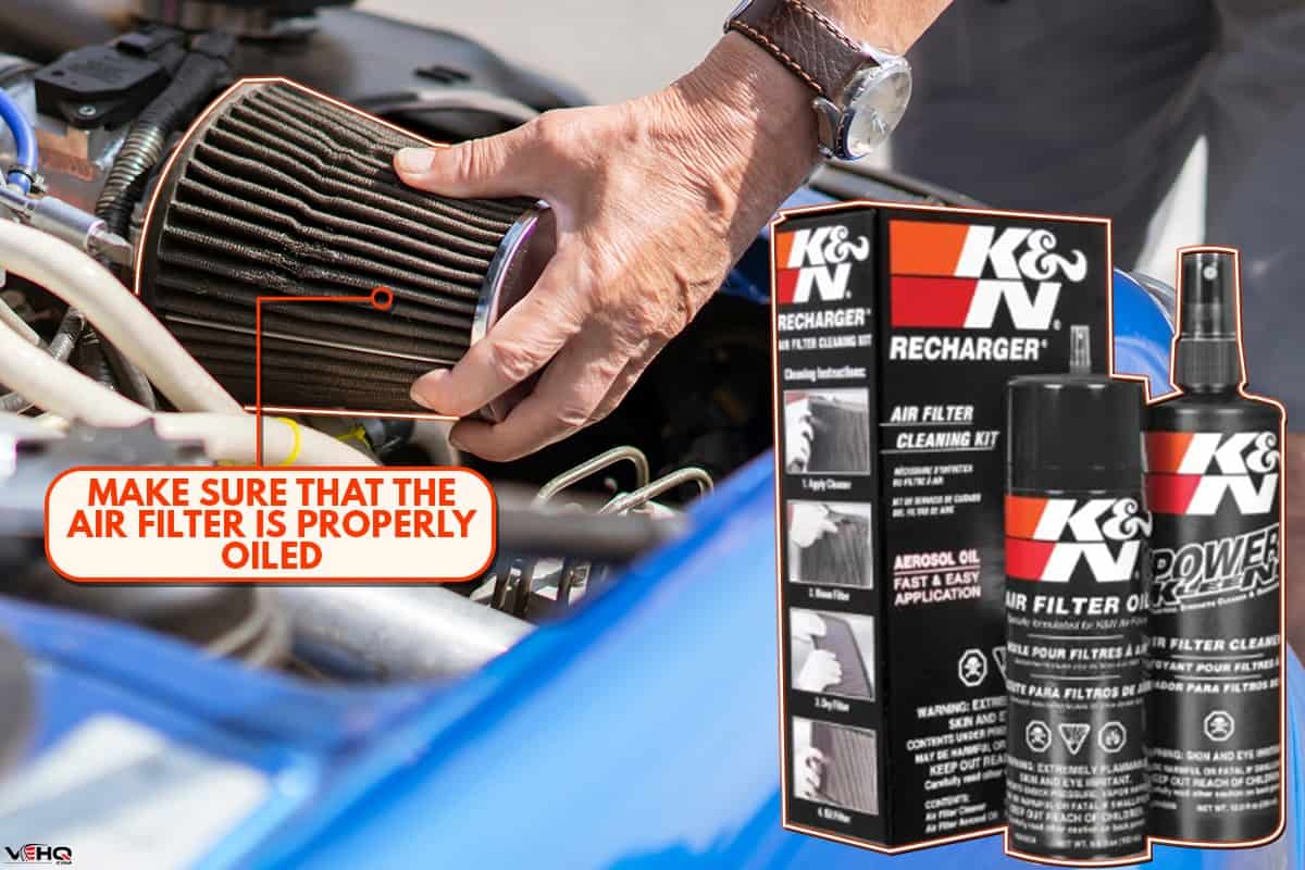 Oil the filter and reinstall it, How To Clean K&N Air Filter Without The Kit