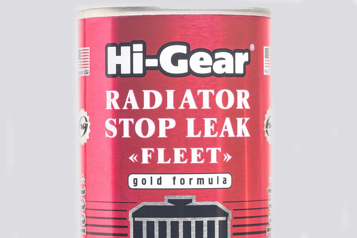 Sealant for the Hi-Gear Radiator Stop Leak cooling system