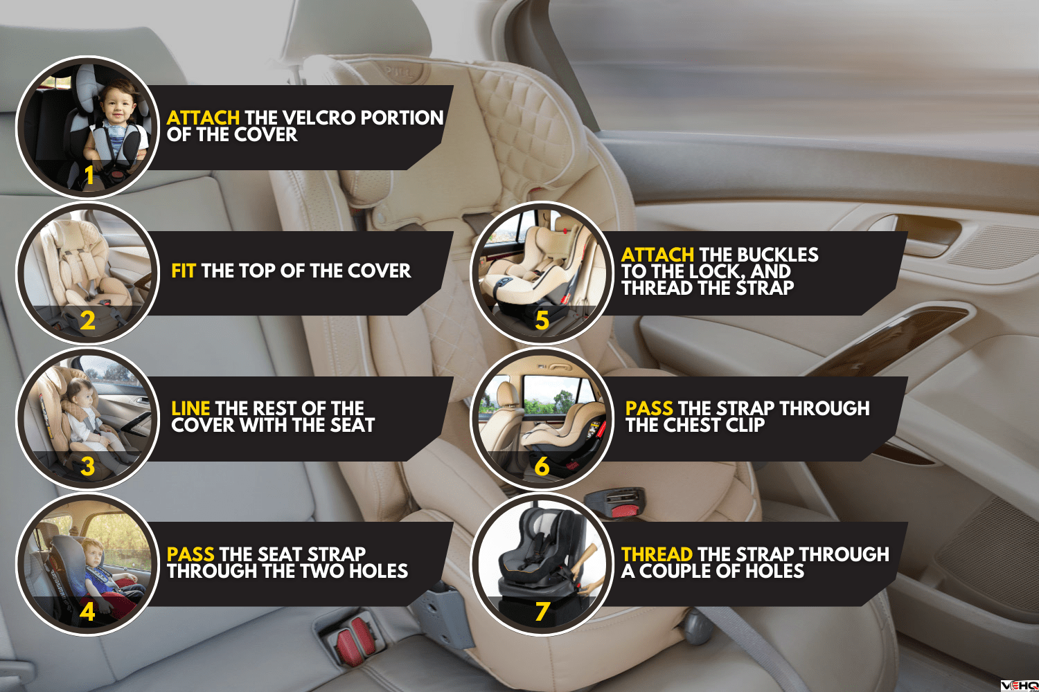 light children's car seat in a bright leather interior, How To Put A Cosco Car Seat Back Together After Washing