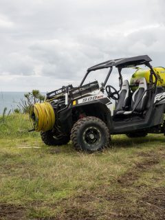 polaris rzr xp 900 efi utv on the middle of the mountains, What Are The Biggest Tires That Fit On A Stock Polaris Ranger?