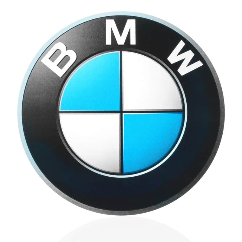 BMW logo on a white background