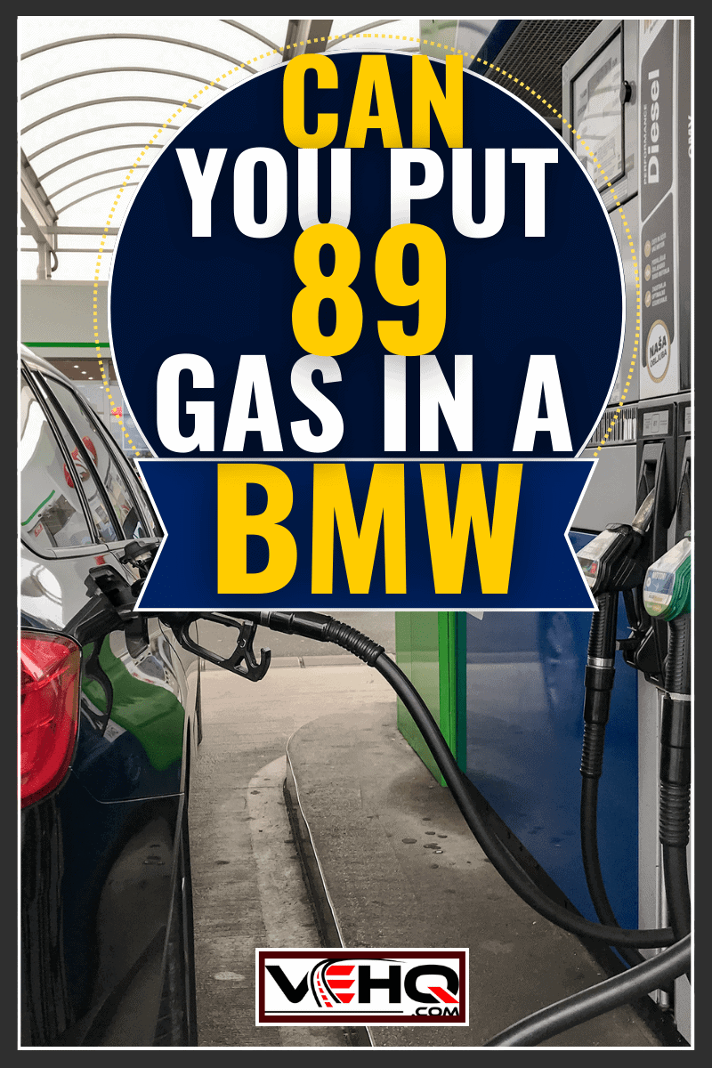 _Black BMW 3-series F31 car filling by diesel fuel at OMV petrol gasoline station. - Can You Put 89 Gas In A BMW 