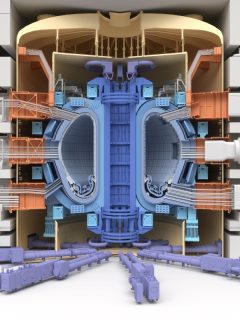 ITER Fusion Reactor. Tokamak. International Thermonuclear Experimental Reactor. 3D Render, The Biggest Engines in the World