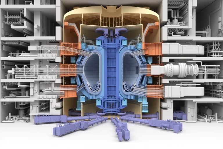 ITER Fusion Reactor. Tokamak. International Thermonuclear Experimental Reactor. 3D Render, The Biggest Engines in the World