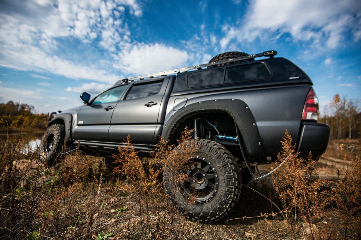  Toyota Tacoma quick ride on a offroad stylish tuning.