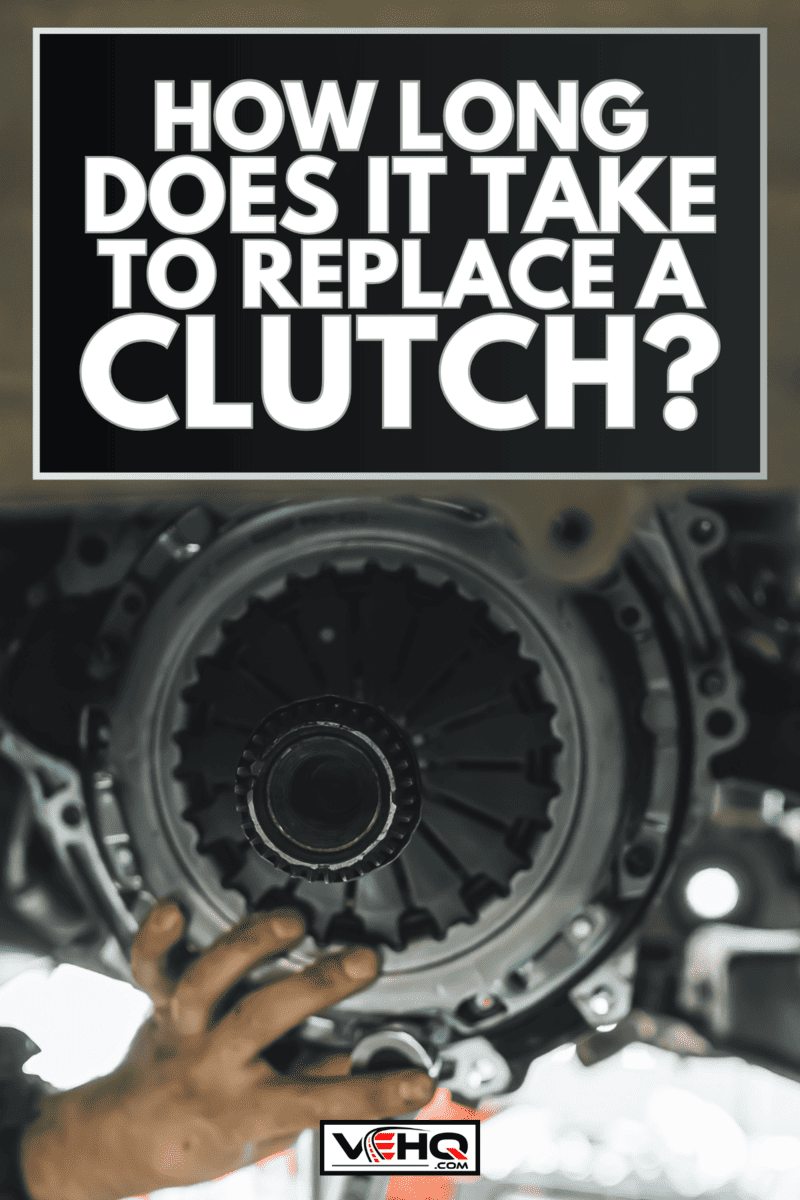 Installation of a new clutch kit for a car in an auto repair shop, The Ultimate Guide to Clutch Replacement: How Long Does It Really Take?