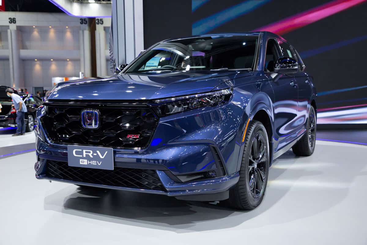 Honda CR-V at a showroom